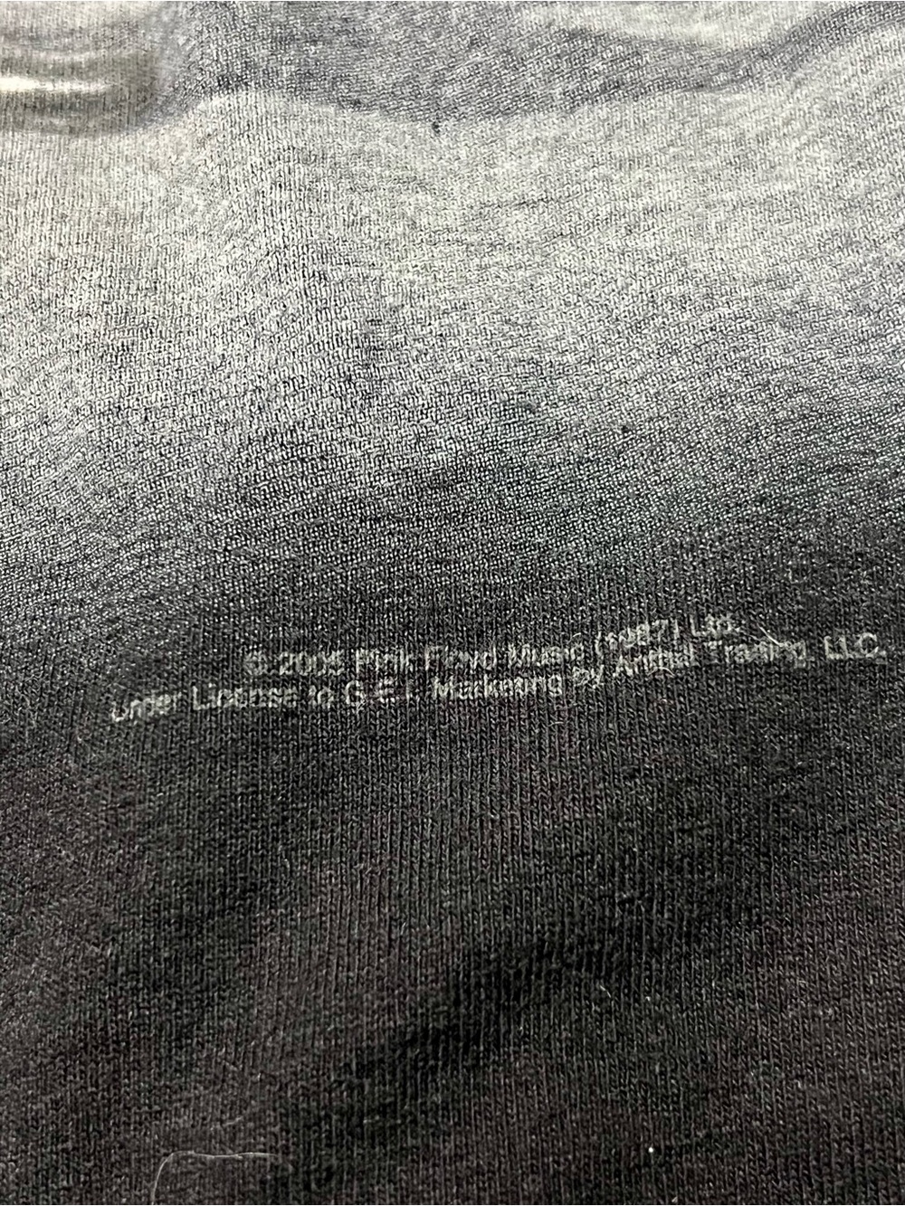 Pink Floyd Black Tee with Multicolor Flame Graphic - Picture 2 of 4